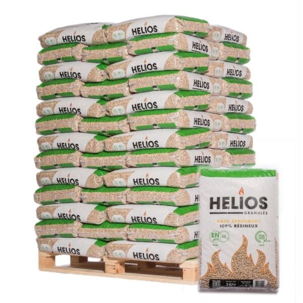 Pellet Helios Palette Mit 65 Säcken Zu 15 Kg