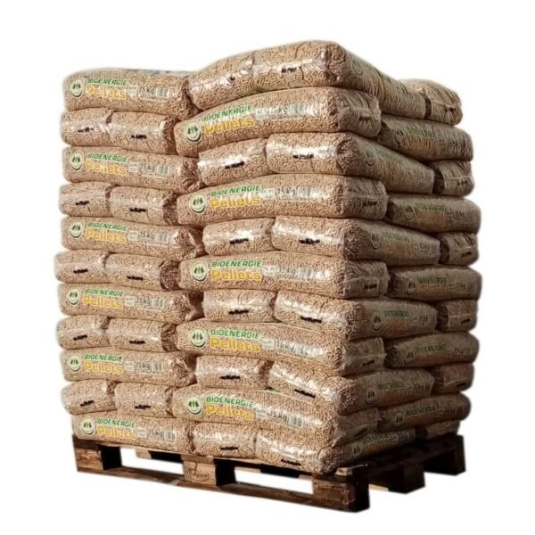 Bioenergie-Pellets Palette mit 66 Säcken à 15 kg