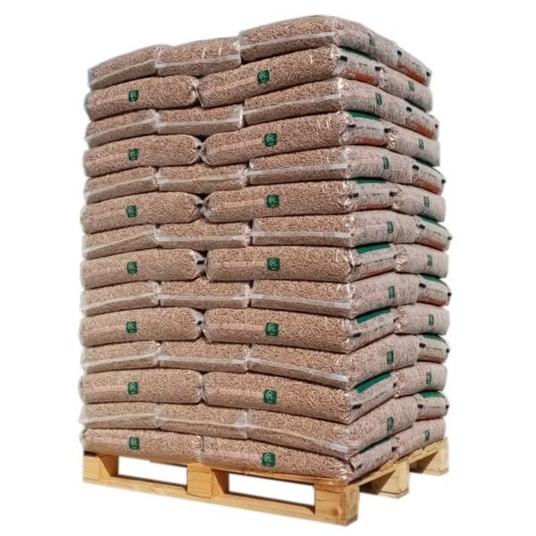 Pellet Natural Energie Palette Mit 70 Säcken Zu 15 Kg