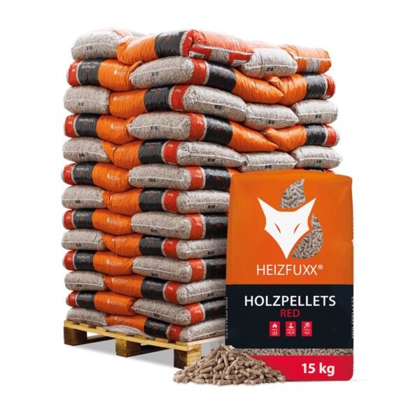 ENplus A1 Holzpellets Hartholz 975 kg Palette (65 × 15 kg)