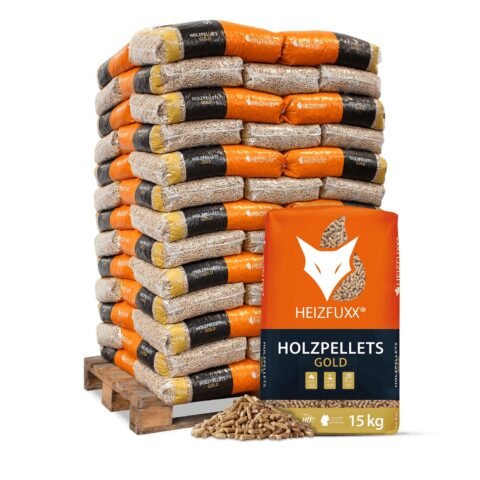ENplus A1 Holzpellets aus Nadelholz – 975 kg (65 × 15 kg)