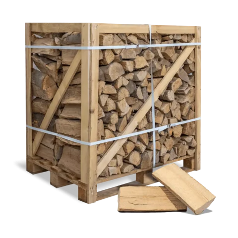 Buchen-Brennholz 1 RM – 500 kg – Kammergetrocknet – Scheitlänge 33 cm