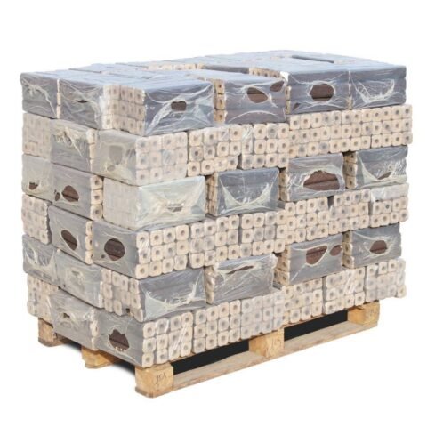Pini Kay Hartholzbriketts Premium 960 kg Palette aus Buche und Eiche