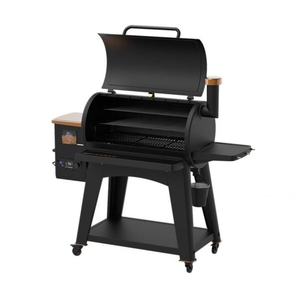 Pit Boss Savannah 1500 Onyx Edition Holzpelletgrill Pelletgrill mit PID-Steuerung & Flame Broiler