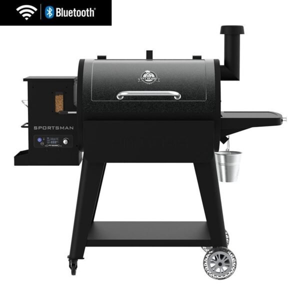 Pit Boss Sportsman Series 850 Holzpelletgrill mit WLAN & Bluetooth Pelletgrill mit Flame Broiler