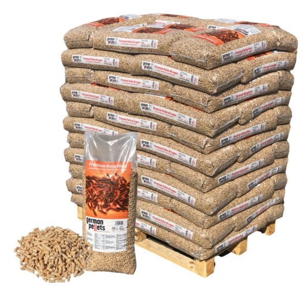 German Pellets Palette mit 66 Säcken à 15 kg